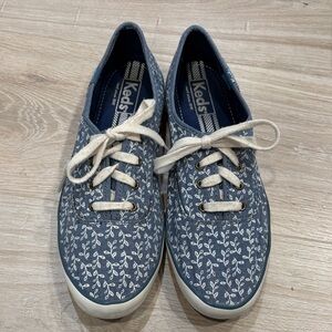 Keds Women's Navy and White Patterned Sneakers